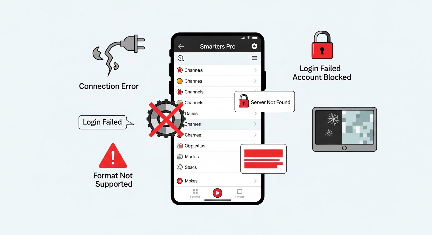 Dashboard application smarters iptv pro