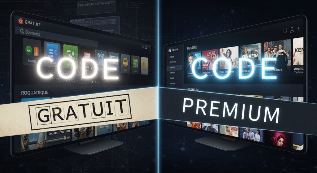 gratuit vs premium code ip tv