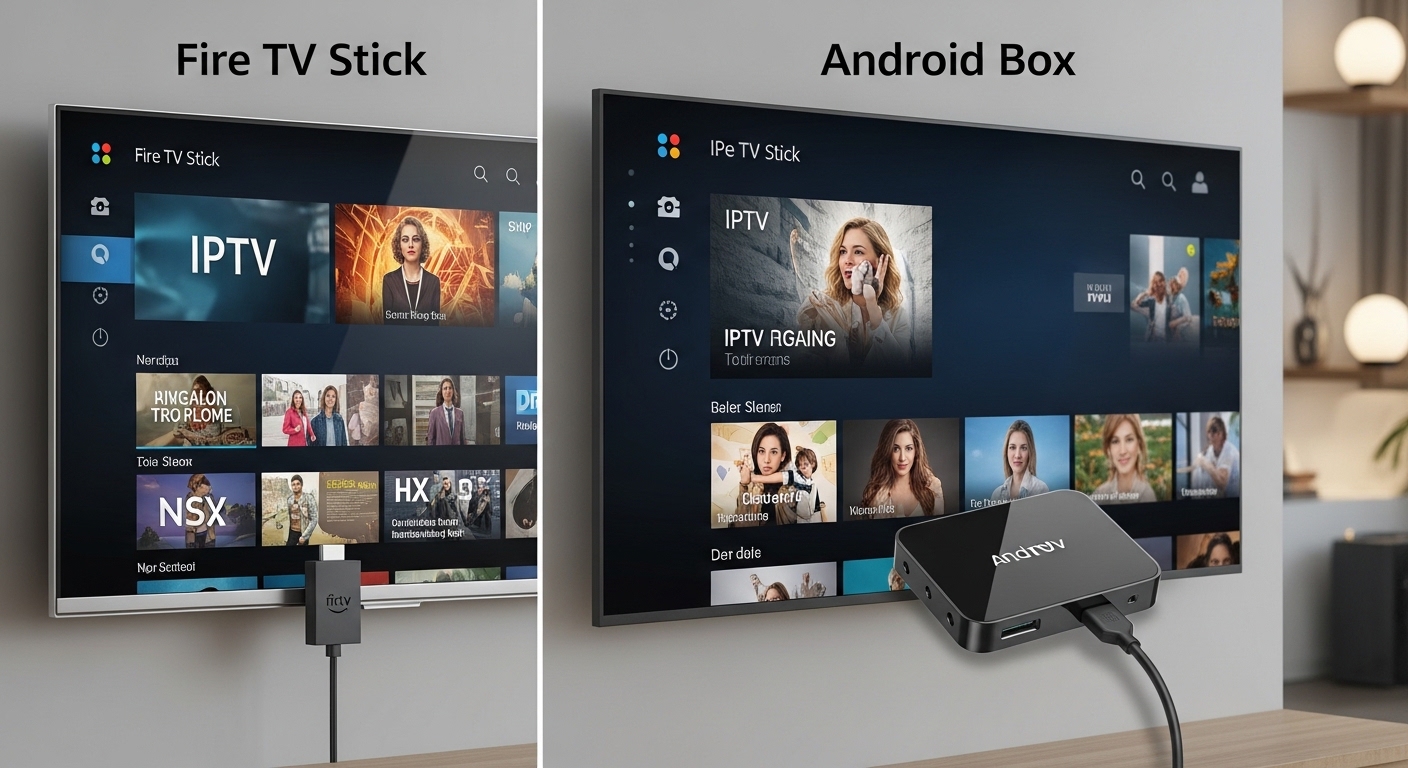 Fire TV Stick vs Android Box pour l'IPTV